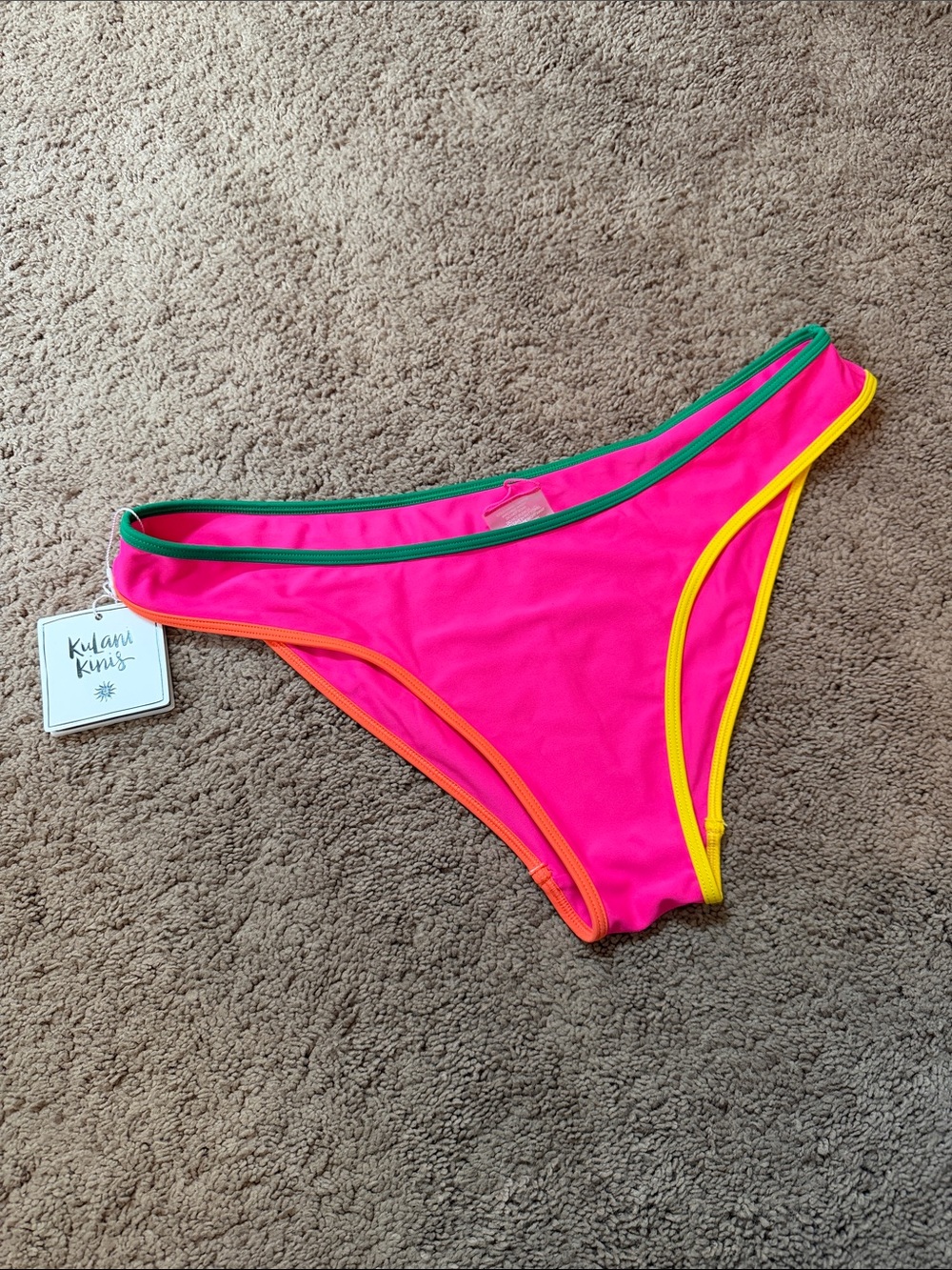 Kulani Kinis Modest Full Coverage Bikini Bottom - Passionfruit Punch